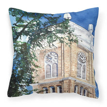 Load image into Gallery viewer, Clock Tower Throw Pillow - 14x14 Decorative Pillow – Art for Your Home &amp; Patio 8122PW1414