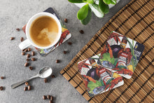 Load image into Gallery viewer, Louisiana Spices Coasters - Set of 4 Lightweight Foam, Absorbent Drink Coasters