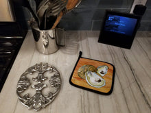 Load image into Gallery viewer, Oyster Pot Holders - Set of 2 Decorative Kitchen Helpers | Made in the USA 8142PTHD