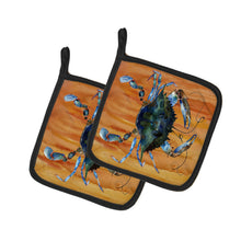 Load image into Gallery viewer, Crab Pot Holders - Set of 2 Decorative Kitchen Helpers | Made in the USA 8143PTHD