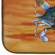 Load image into Gallery viewer, Crab Dish Drying Mat – Absorbent, Artistic Kitchen Essentials 8144DDM