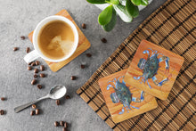 Load image into Gallery viewer, Crab Coasters - Set of 4 Lightweight Foam, Absorbent Drink Coasters