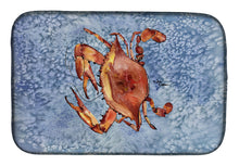 Load image into Gallery viewer, Crab Dish Drying Mat – Absorbent, Artistic Kitchen Essentials 8147DDM