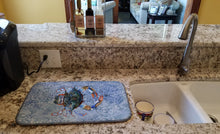 Load image into Gallery viewer, Crab Dish Drying Mat – Absorbent, Artistic Kitchen Essentials 8149DDM