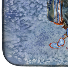 Load image into Gallery viewer, Crab Dish Drying Mat – Absorbent, Artistic Kitchen Essentials 8149DDM