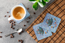 Load image into Gallery viewer, Crab Coasters - Set of 4 Lightweight Foam, Absorbent Drink Coasters