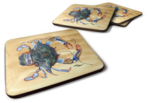 Load image into Gallery viewer, Crab Coasters - Set of 4 Lightweight Foam, Absorbent Drink Coasters