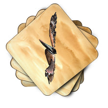 Load image into Gallery viewer, Bird - Pelican Coasters - Set of 4 Lightweight Foam, Absorbent Drink Coasters