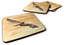 Load image into Gallery viewer, Bird - Pelican Coasters - Set of 4 Lightweight Foam, Absorbent Drink Coasters