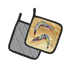 Load image into Gallery viewer, Shrimp Pot Holders - Set of 2 Decorative Kitchen Helpers | Made in the USA 8158PTHD