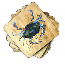 Load image into Gallery viewer, Crab Coasters - Set of 4 Lightweight Foam, Absorbent Drink Coasters