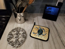 Load image into Gallery viewer, Crab Pot Holders - Set of 2 Decorative Kitchen Helpers | Made in the USA 8159PTHD