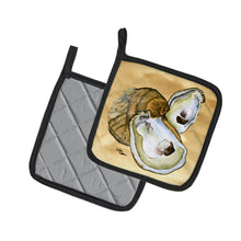 Load image into Gallery viewer, Oyster Pot Holders - Set of 2 Decorative Kitchen Helpers | Made in the USA 8160PTHD