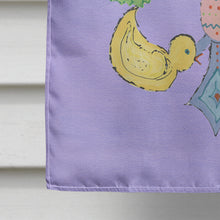 Load image into Gallery viewer, Easter Bunny Rabbit Fleur de lis Flag Canvas House Size