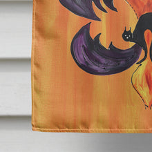 Load image into Gallery viewer, Halloween Pumpkin Bat Fleur de lis Flag Canvas House Size