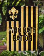 Load image into Gallery viewer, Black and Gold Fleur de lis Nation Garden Flag – Decorative Outdoor Yard Flag