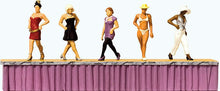 Load image into Gallery viewer, Preiser 10621 HO Scale Working People -- Women Fashion Models on the Catwalk (5)