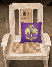 Load image into Gallery viewer, Tiger Football Fleur de lis Decorative   Canvas Fabric Pillow 8205