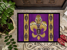 Load image into Gallery viewer, Tiger Football Fleur de lis Doormat - 18x27 Decorative Floor Mat – Indoor/Outdoor Rug with Artistic Flair 8205 Doormat