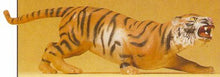 Load image into Gallery viewer, Preiser 47512 1/25 Scale Wild Animal Figures Tiger Charging w/Teeth Bared