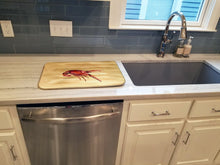 Load image into Gallery viewer, Crawfish Dish Drying Mat – Absorbent, Artistic Kitchen Essentials 8230DDM