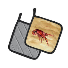 Load image into Gallery viewer, Crawfish Pot Holders - Set of 2 Decorative Kitchen Helpers | Made in the USA 8230PTHD