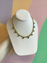 Load image into Gallery viewer, Titanium Gem Heart Chain