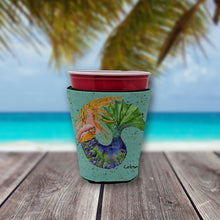 Load image into Gallery viewer, Mermaid Blonde Mermaid Cup Hugger - Reusable Party Cup Sleeve with Personality