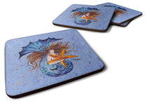 Load image into Gallery viewer, Mermaid Coasters - Set of 4 Lightweight Foam, Absorbent Drink Coasters