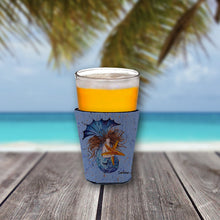 Load image into Gallery viewer, Mermaid Brunette Mermaid Cup Hugger - Reusable Party Cup Sleeve with Personality