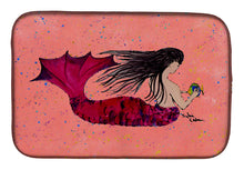 Load image into Gallery viewer, Mermaid Dish Drying Mat – Absorbent, Artistic Kitchen Essentials 8338DDM