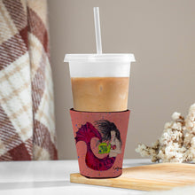 Load image into Gallery viewer, Mermaid Black Hair Mermaid Cup Hugger - Reusable Party Cup Sleeve with Personality