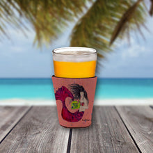 Load image into Gallery viewer, Mermaid Black Hair Mermaid Cup Hugger - Reusable Party Cup Sleeve with Personality