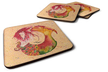 Load image into Gallery viewer, Mermaid Coasters - Set of 4 Lightweight Foam, Absorbent Drink Coasters