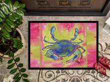Load image into Gallery viewer, Bright Pink and Blue Crab  Doormat - 24x36 Decorative Floor Mat – Indoor/Outdoor Rug