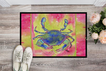 Load image into Gallery viewer, Bright Pink and Blue Crab Doormat - 18x27 Decorative Floor Mat – Indoor/Outdoor Rug with Artistic Flair 8343 Doormat