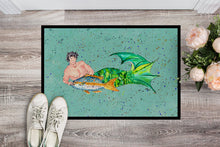 Load image into Gallery viewer, Merman Doormat - 18x27 Decorative Floor Mat – Indoor/Outdoor Rug with Artistic Flair 8345 Doormat