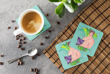 Load image into Gallery viewer, Merman Coasters - Set of 4 Lightweight Foam, Absorbent Drink Coasters