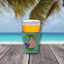 Load image into Gallery viewer, Merman Black Hair Merman Cup Hugger - Reusable Party Cup Sleeve with Personality