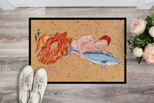 Load image into Gallery viewer, Merman  Doormat - 24x36 Decorative Floor Mat – Indoor/Outdoor Rug