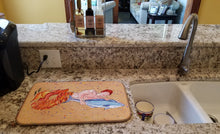 Load image into Gallery viewer, Merman Dish Drying Mat – Absorbent, Artistic Kitchen Essentials 8346DDM