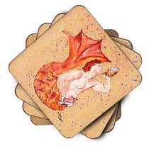 Load image into Gallery viewer, Merman Coasters - Set of 4 Lightweight Foam, Absorbent Drink Coasters