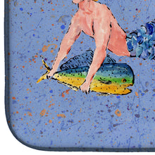 Load image into Gallery viewer, Merman Dish Drying Mat – Absorbent, Artistic Kitchen Essentials 8347DDM
