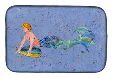 Load image into Gallery viewer, Merman Dish Drying Mat – Absorbent, Artistic Kitchen Essentials 8347DDM