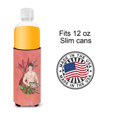 Load image into Gallery viewer, Brunette Merman Slim Can Hugger – Fun &amp; Functional Drink Coolers 8348MUK