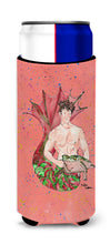 Load image into Gallery viewer, Brunette Merman Slim Can Hugger – Fun &amp; Functional Drink Coolers 8348MUK