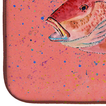 Load image into Gallery viewer, Strawberry Snapper Dish Drying Mat – Absorbent, Artistic Kitchen Essentials 8351DDM