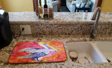 Load image into Gallery viewer, Pelican Dish Drying Mat – Absorbent, Artistic Kitchen Essentials 8360DDM