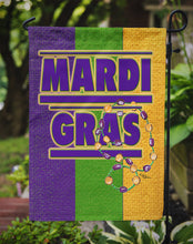 Load image into Gallery viewer, Mardi Gras Garden Flag – Decorative Outdoor Yard Flag