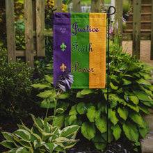 Load image into Gallery viewer, Mardi Gras Garden Flag – Decorative Outdoor Yard Flag